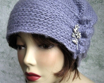 Crochet Pattern Womens Hat Brimmed With Side Gathers Instant Download  May Sell Finished