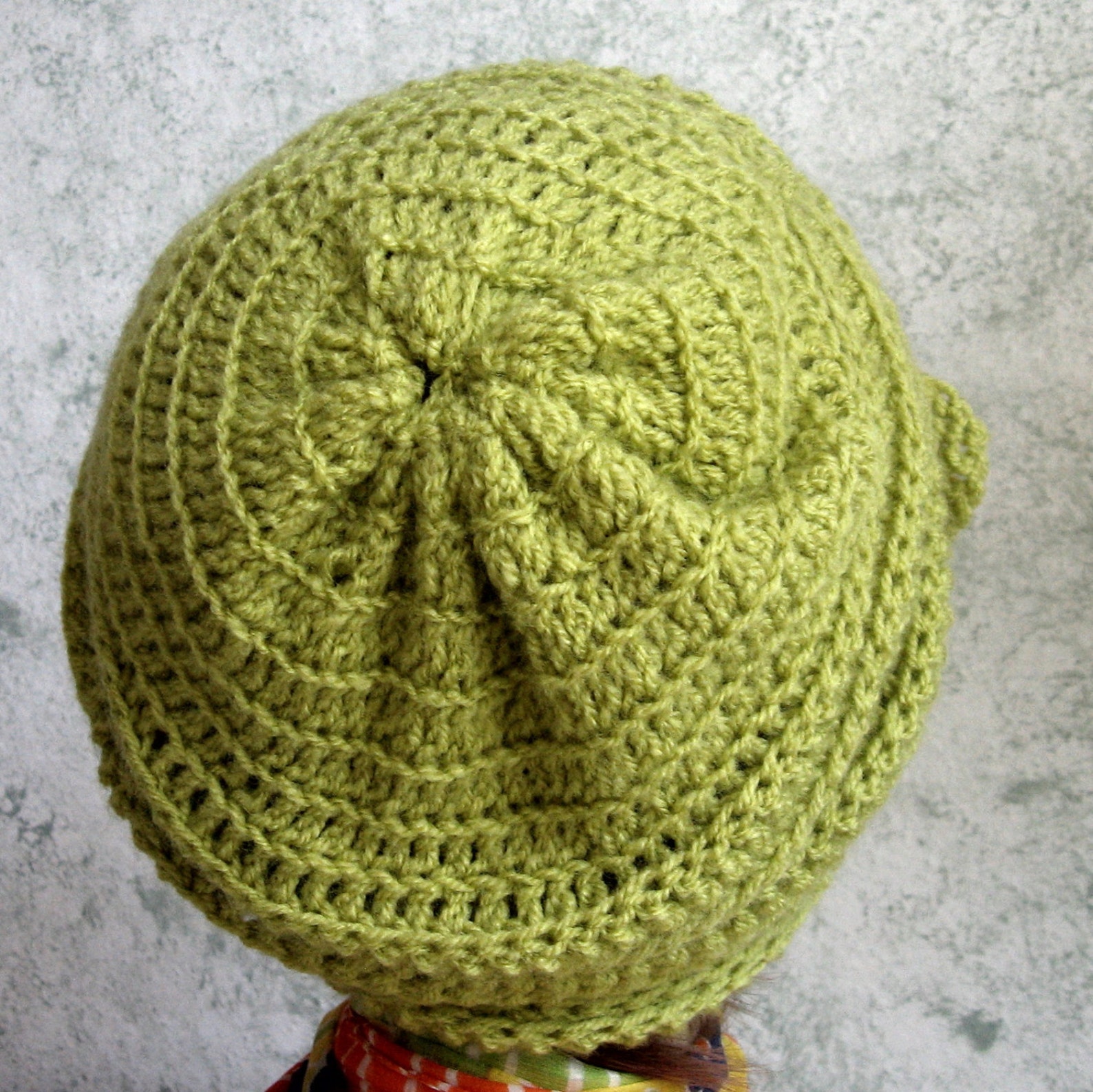 Instant Download Crochet Slouch Hat Pattern With Slide Trim Mulit-sized ...