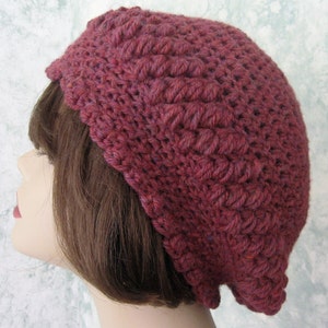 Womens Slouch Hat Crochet Pattern Bohemian Style PDF Easy to Make ...