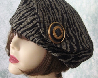 Womens Beret Hat Pattern Vintage 1930s Oversized Versatile Beret Pattern Instant Download