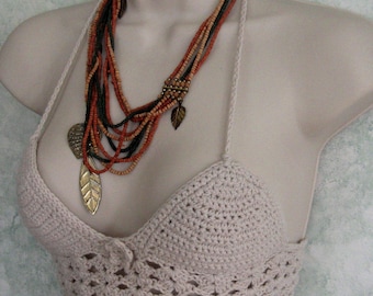 Crochet Bra Pattern Women's Summer Bikini Top Teen Beach Wear Crochet Swim Sun Bra Pattern Instant Download Multi Sized Pattern