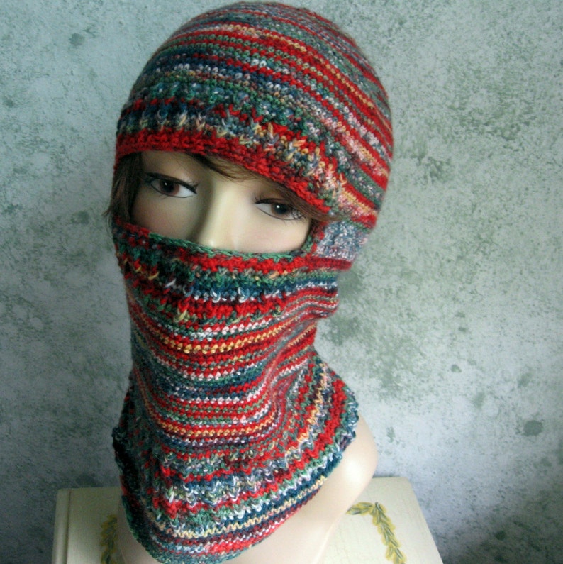 Crochet PATTERN Ski Mask Swedish Balaclavas Adult Womens And Men Size PATTERN ONLY Digital Download image 1