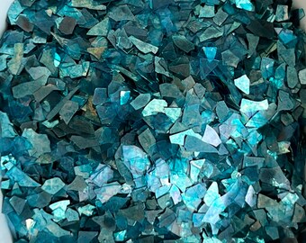 Blue Teal Super Shard German Glass Glitter