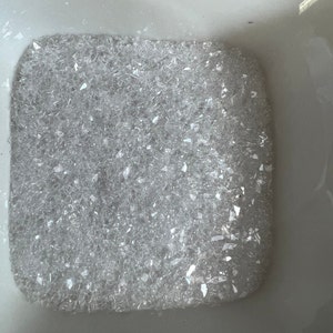 Snow White Fusion German Glass Glitter