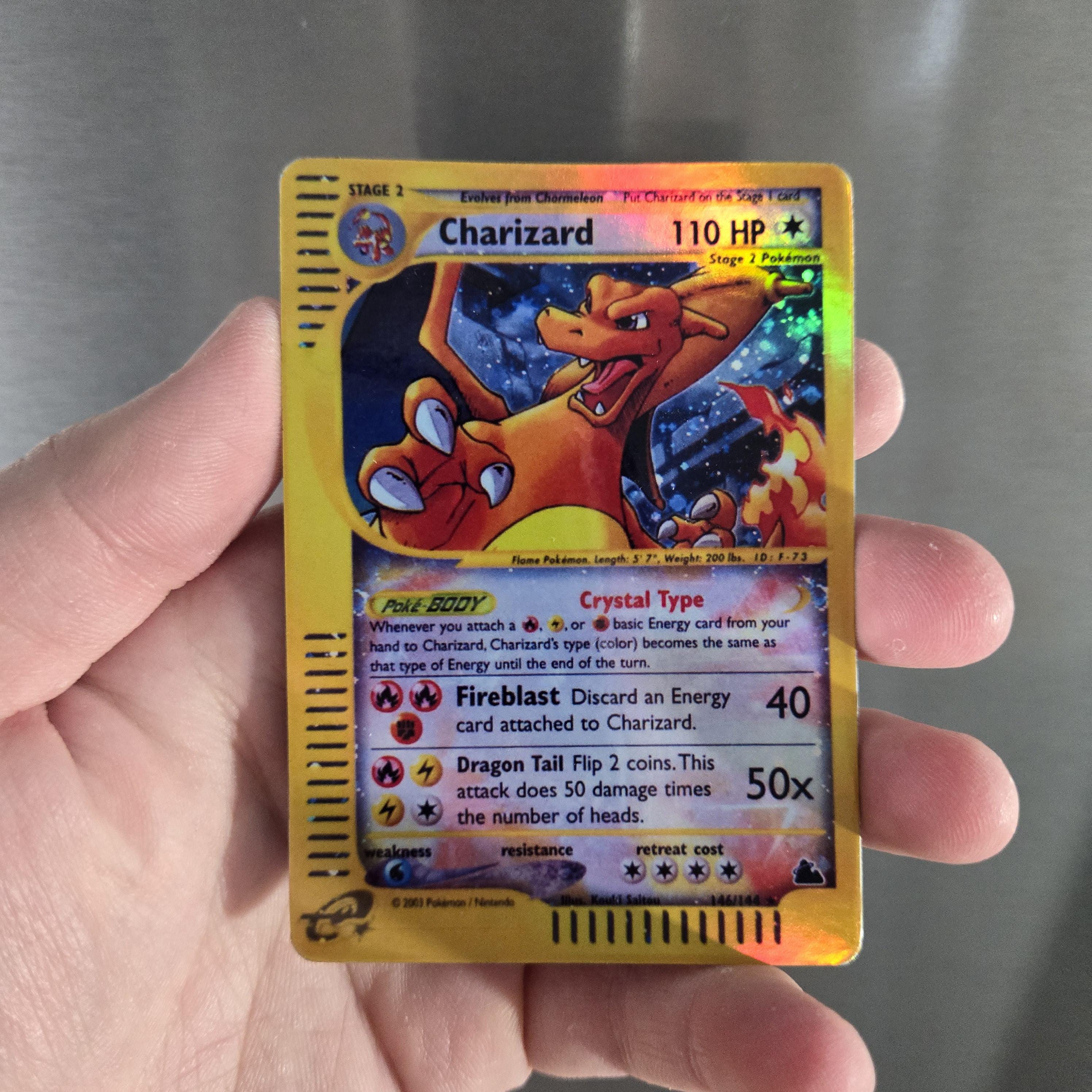 Pokemon Charizard Magnet or Sticker Card 1st Edition Base Set Reverse Holo  #4, Homemade NOT REAL Pokemon Card Great for Gifts and Presents - Etsy  Australia
