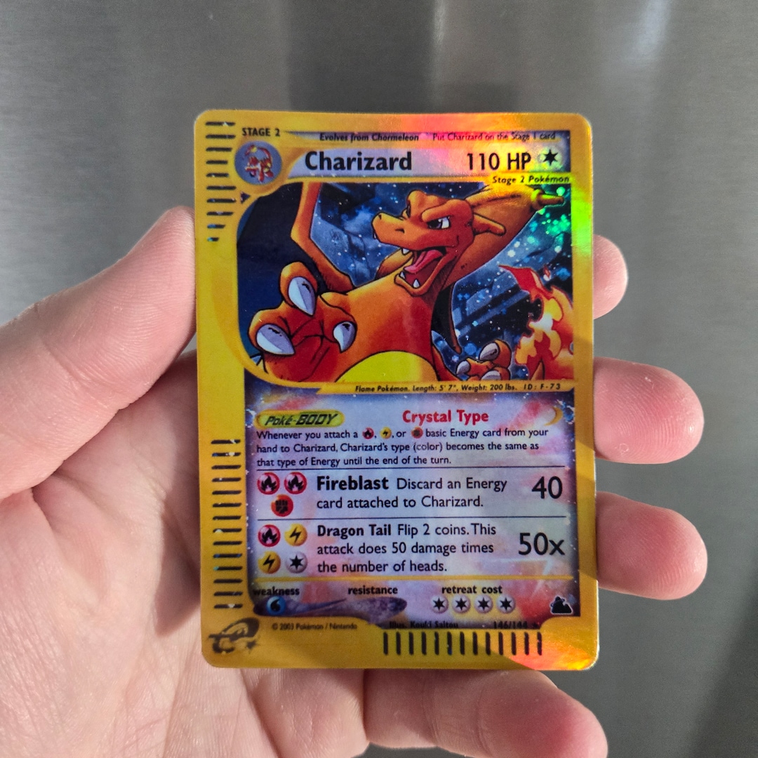 Pokemon Card Charizard Crystal Type #089