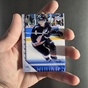 Aimant ou autocollant Carte Alex Ovechkin Young Guns Rookie & more, carte LNH PAS REELLE faite maison, idéale pour cadeaux et cadeaux