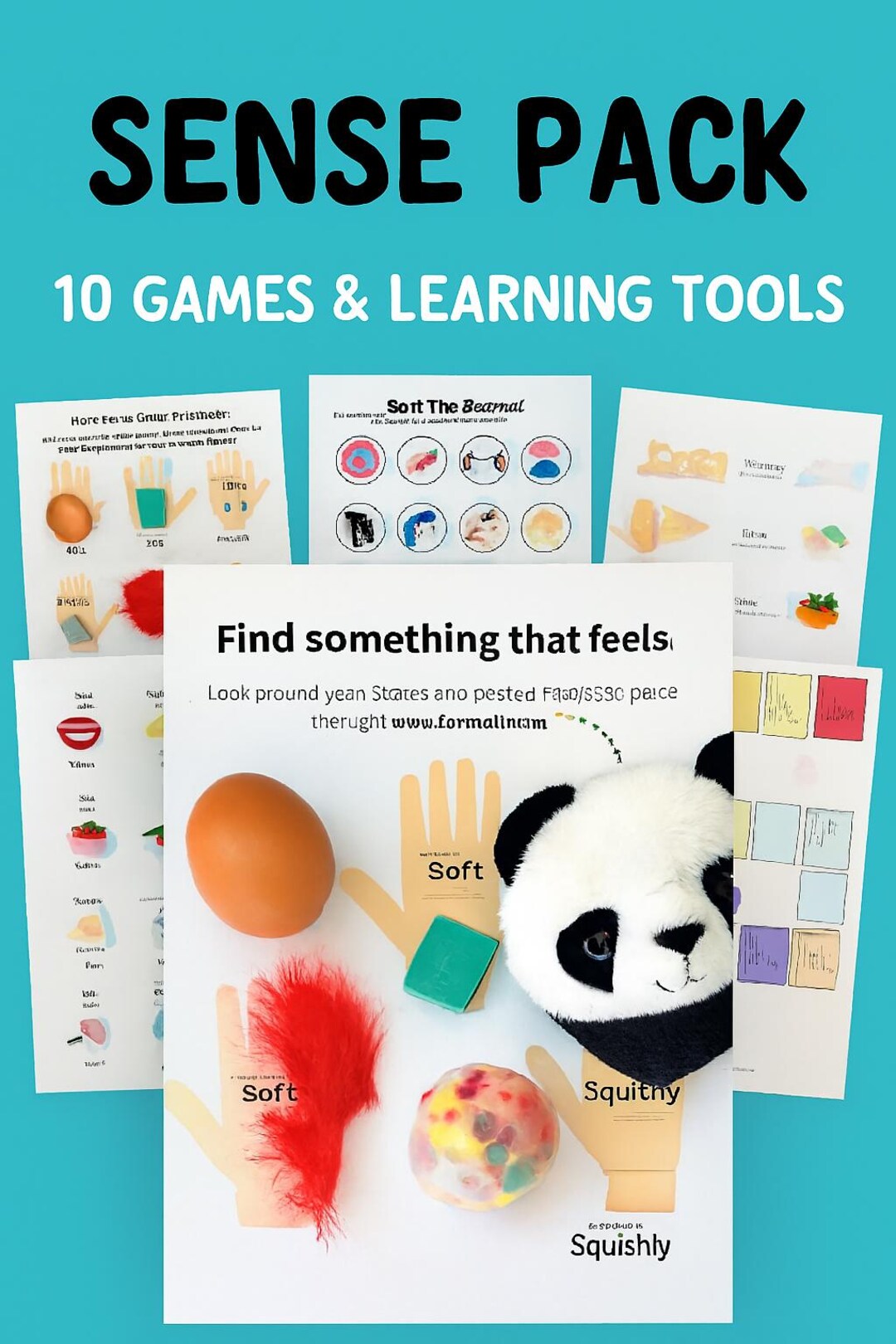 Fun Activity Sen Sensory Play Printable Pack/ Calm Down Activities for Kids/ SEN ...
