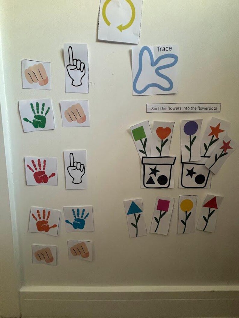 Path Sorting Games Printable Sensory Path Activity Pack- Movement, Tracing, Sorting ...