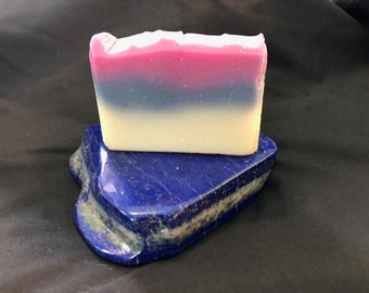 High Vibe Soap Red, White and Bland 4 oz bar