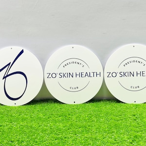 Custom Round Club Logo Sign, Acrylic Business Logo Sign, Custom Business Name Sign, Round Acrylic Office Logo Sign, Small Business Wall Sign