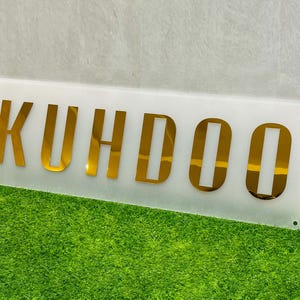 Custom 3D Acrylic Business Sign | Rectangular 3D Business Logo Sign| Acrylic Business Signage | Custom Acrylic Logo Sign | 3D Acrylic Sign