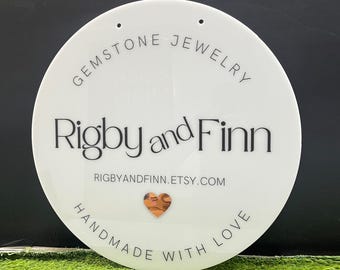Personalized Acrylic Shop Logo Sign | Acrylic Business Signage | Custom Signs for Business | Custom Office Wall Sign |Small Business Signage
