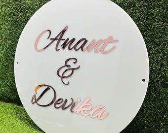 Custom 3D Round Acrylic Business Sign Wall, Personalized clear Business Sign, Acrylic Business Logo Sign, 3D Acrylic Logo Signage