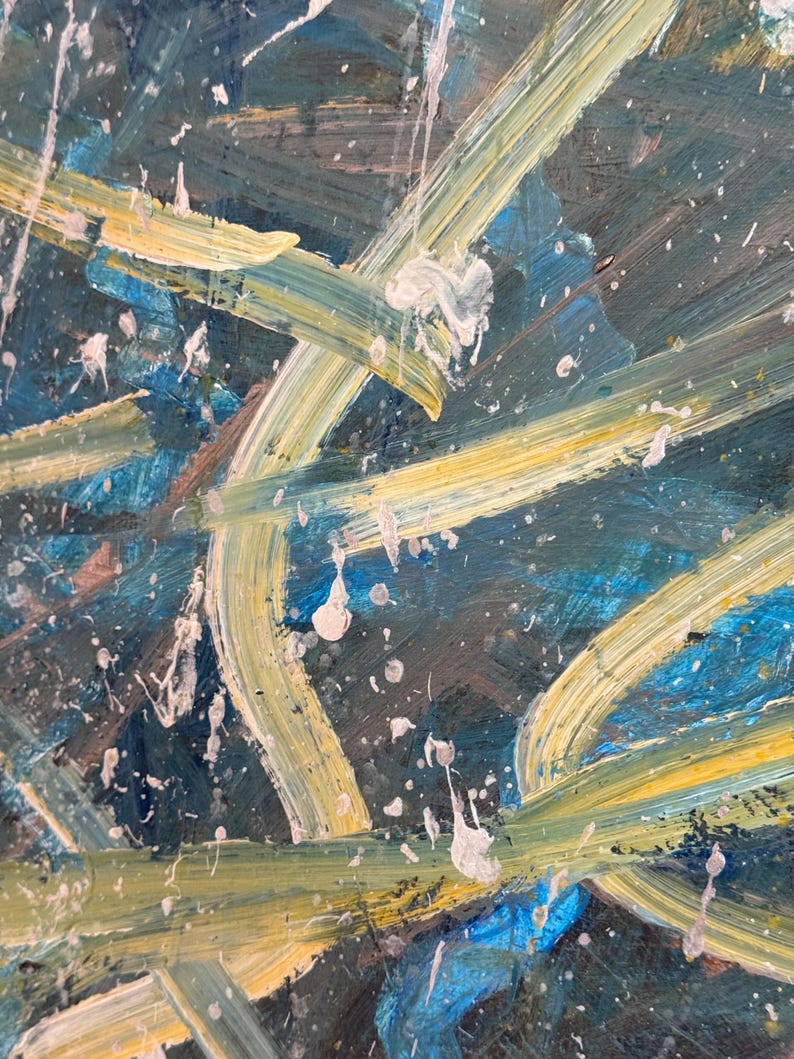 FRAGMENTS OF MEMORY: Abstract Painting - Etsy