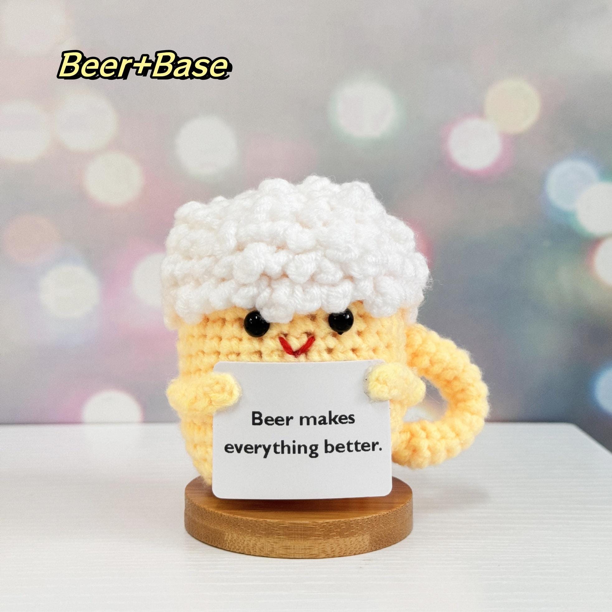 Figurine "Emotional Support Beer" (Pomme De Terre) - Cadeau Humoristique Pour Homme - Pour Anniversaire, Meilleur Ami, Soutien Moral - 8