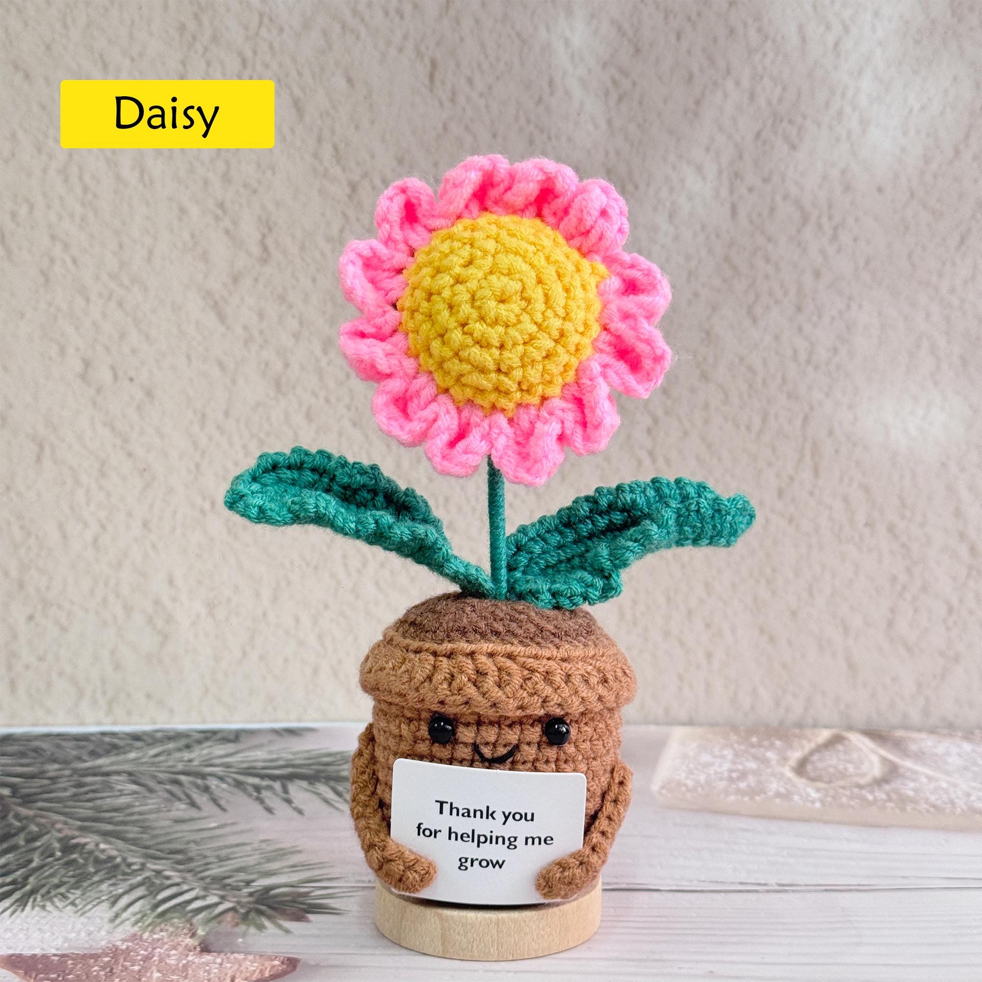 Cute Crochet Flowers-Sunflower/Lily/Daisy/Carnation/Forget-me-not
