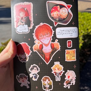 Arkusz naklejek Mystic Messenger 707
