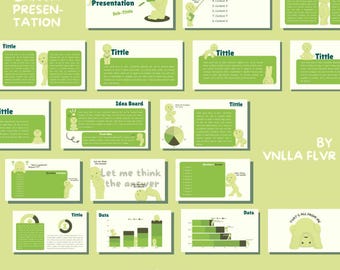 Smiski Canva Presentation Template: School & Creative Use