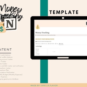 Notion Template - Geldverfolgungs Vorlage
