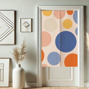 Colorful Stone Noren Japanese Door Curtain for Doorway Privacy Modern Window Curtains for Room Divider Tapestry for Kitchen Home Decor