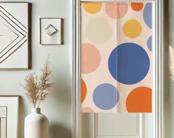 Colorful Stone Noren Japanese Door Curtain for Doorway Privacy Modern Window Curtains for Room Divider Tapestry for Kitchen Home Decor