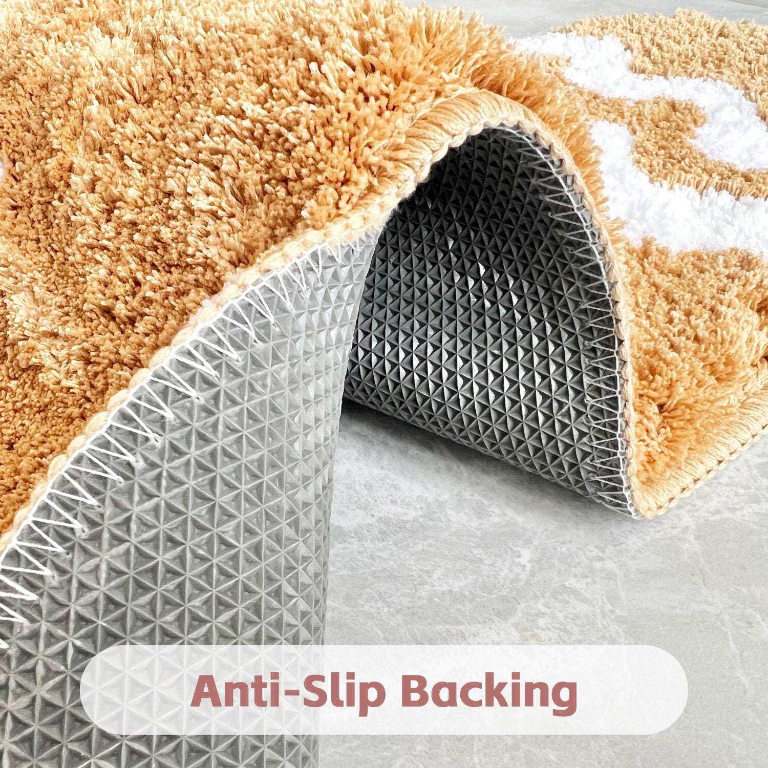 Oosterse badmat - Antislip TPR backing