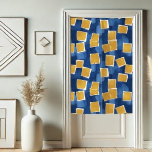 Abstract Color Japanese Door Curtain for Doorway Privacy, Modern Window Curtains, Room Divider Tapestry Curtain for Kitchen Home Decor