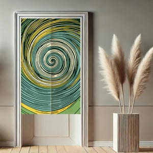 Dizzy Noren Japanese Door Curtain for Doorway Privacy Modern Window Curtains for Room Divider Tapestry for Kitchen Home Decor