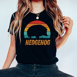 Retro Igel Shirt, Igel Liebhaber Tshirt, Igel Geschenk, Tier Liebhaber T-Shirt, süßes Tier, lustiges Shirt, Igel T-Shirt, Retro T-Shirt