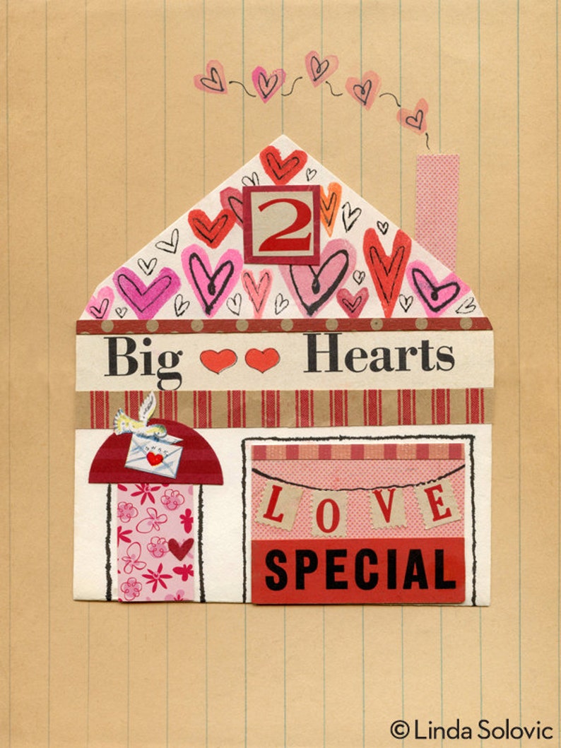 Envelope House 10 Print 8.5 X 11 Etsy UK