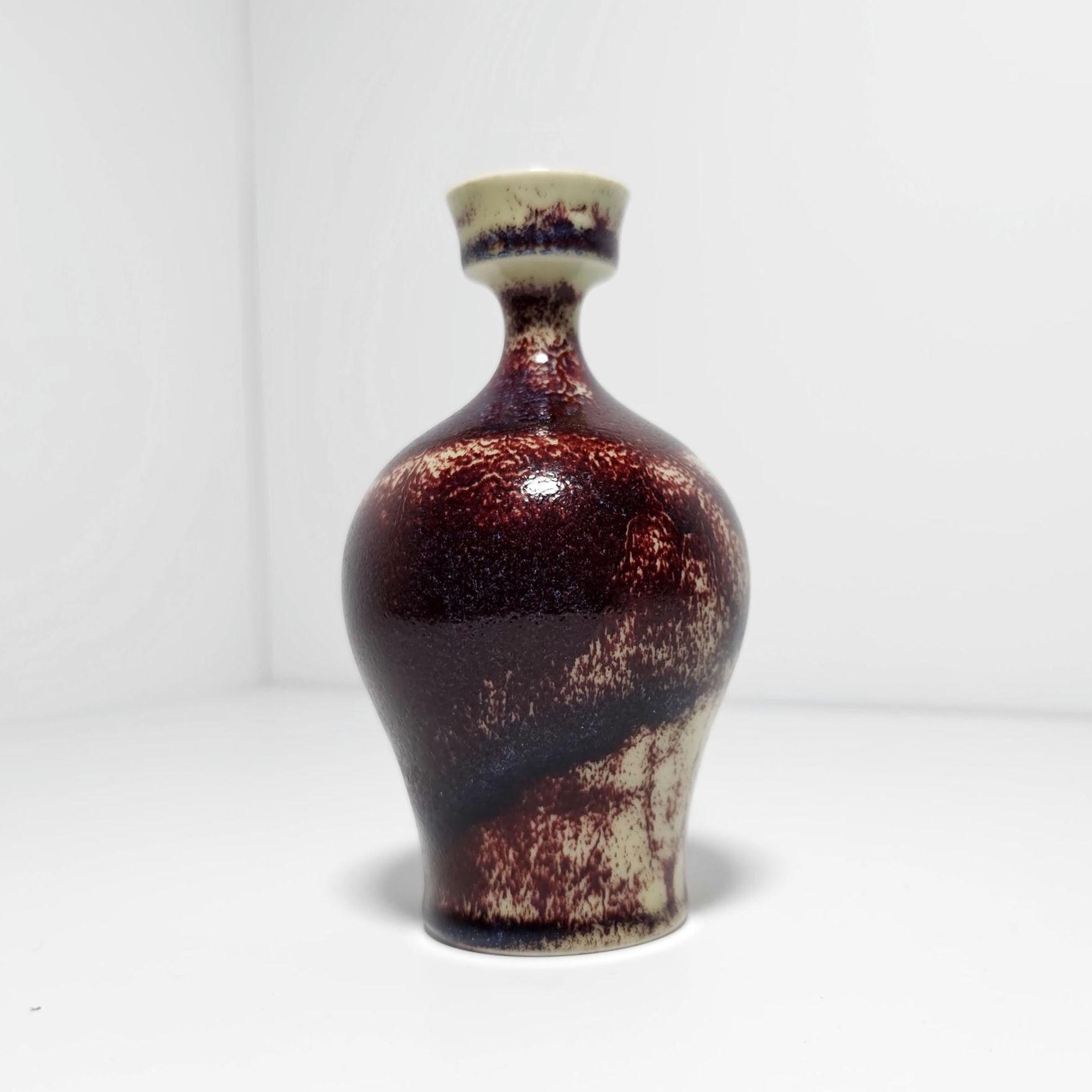 スヴェン・ヴァイスフェルト ブルー 花瓶 グスタフスベリ スタジオ