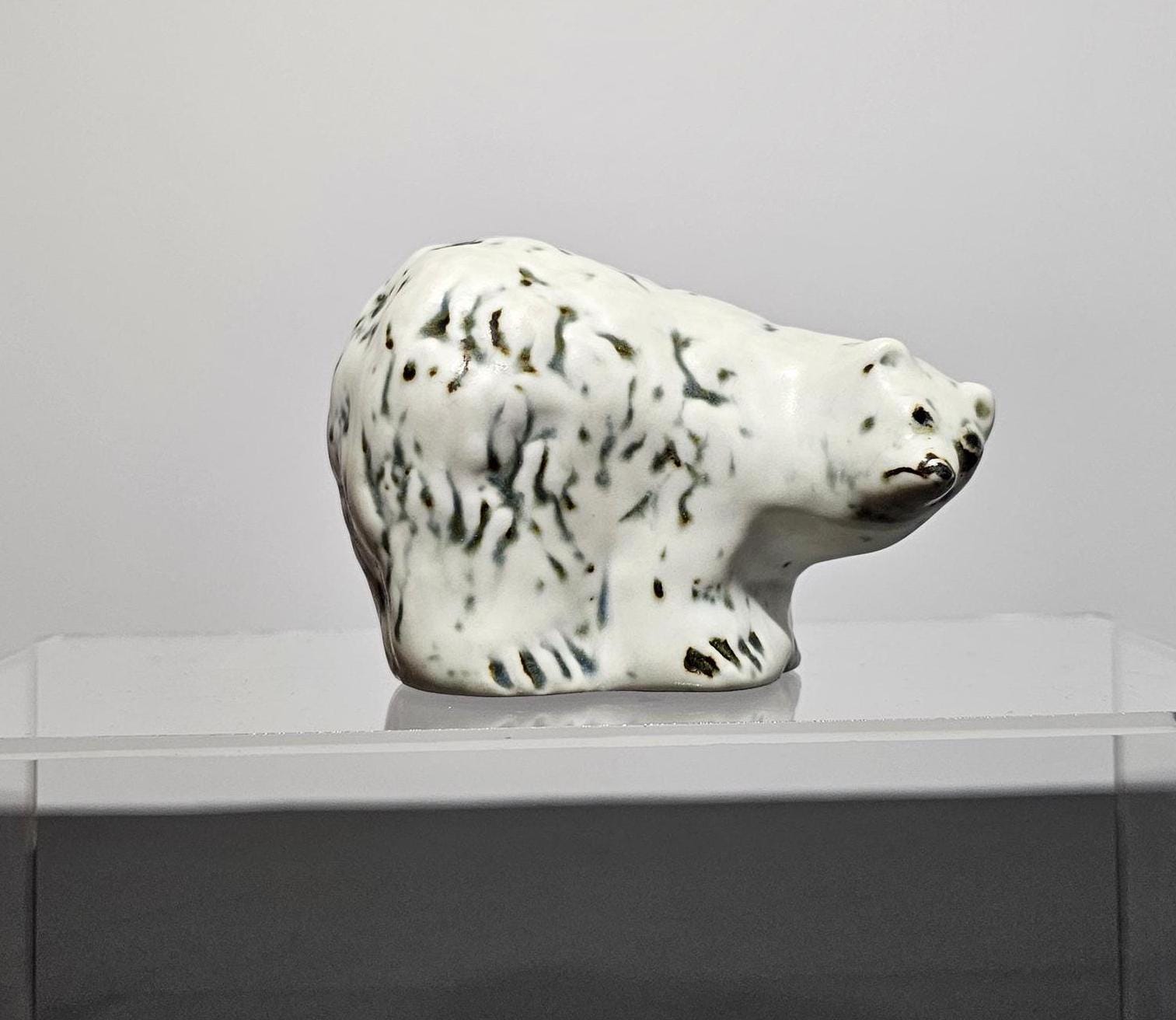 Henrik Allert Polar Bear Figurine Pentik Finland 1970s Henrik Allert Polar Bear Figurine Pentik Finland 1970s