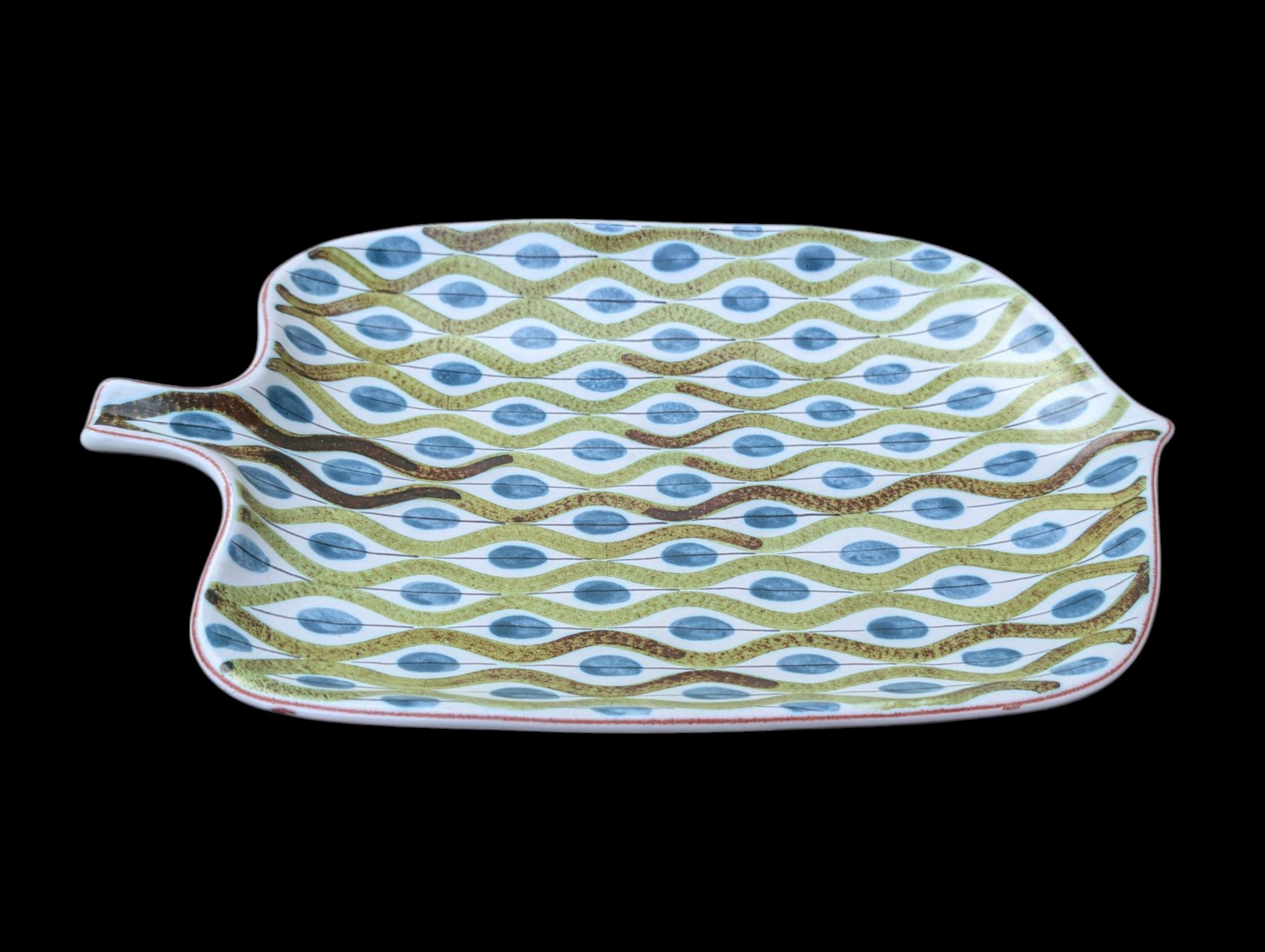 Stig Lindberg Gustavsberg Platter: 1960s Scandinavian Pottery