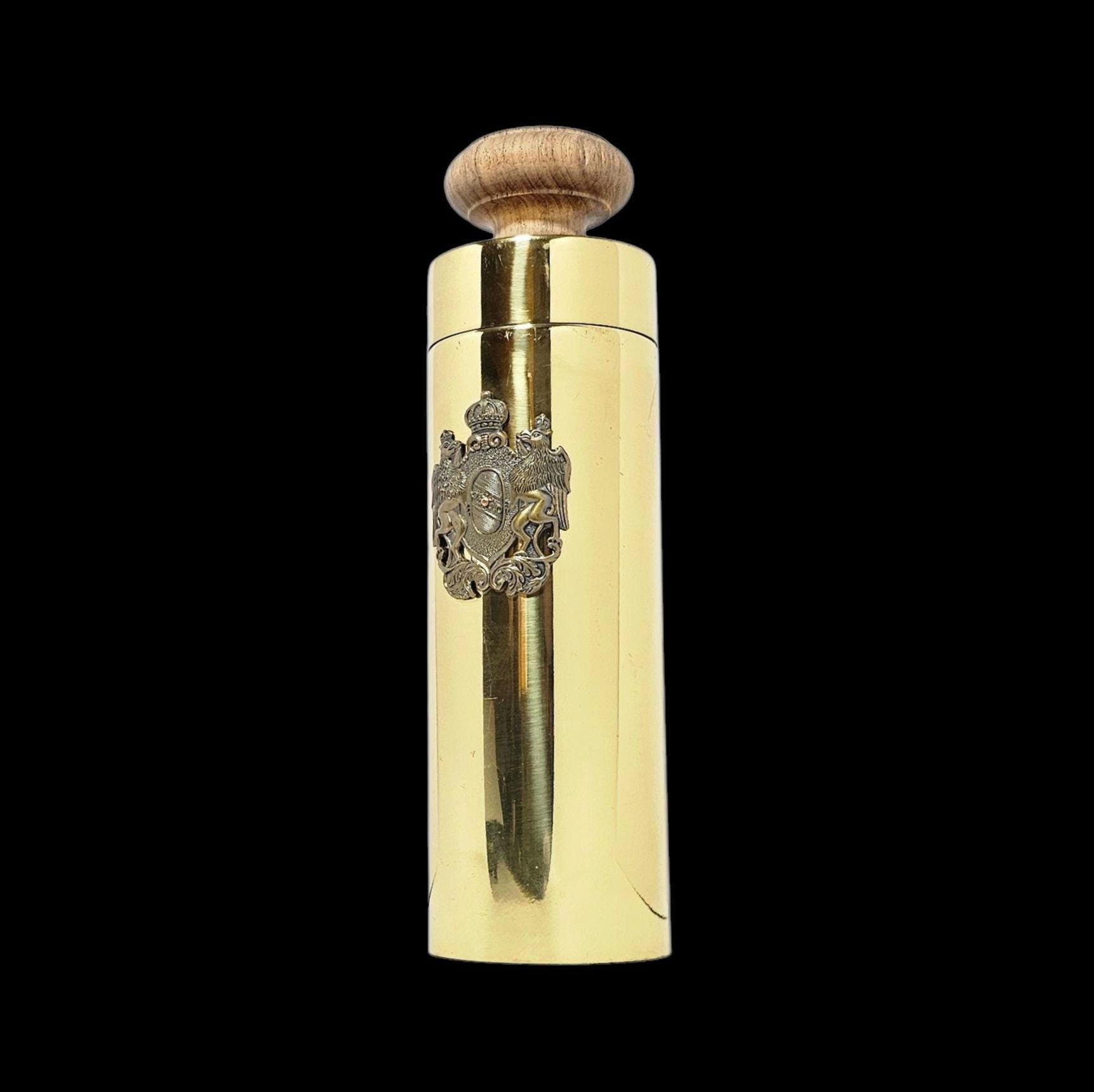 Parzining Cocktail Shaker Italienisch Messing 1960er Jahre Design Hollywood Regency Style Vintage