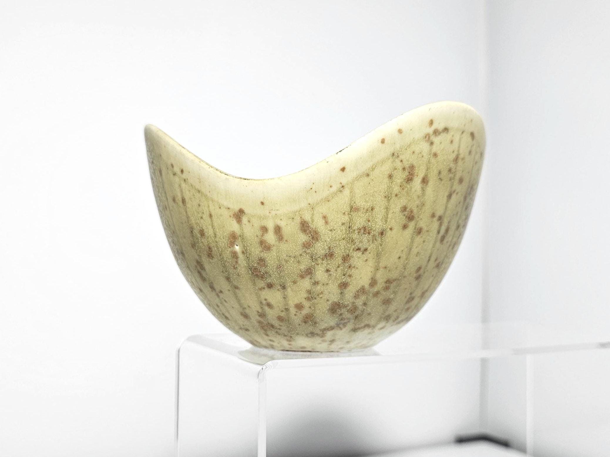 Gunnar Nylund Rorstrand Stoneware Bowl: Mid-century Modern