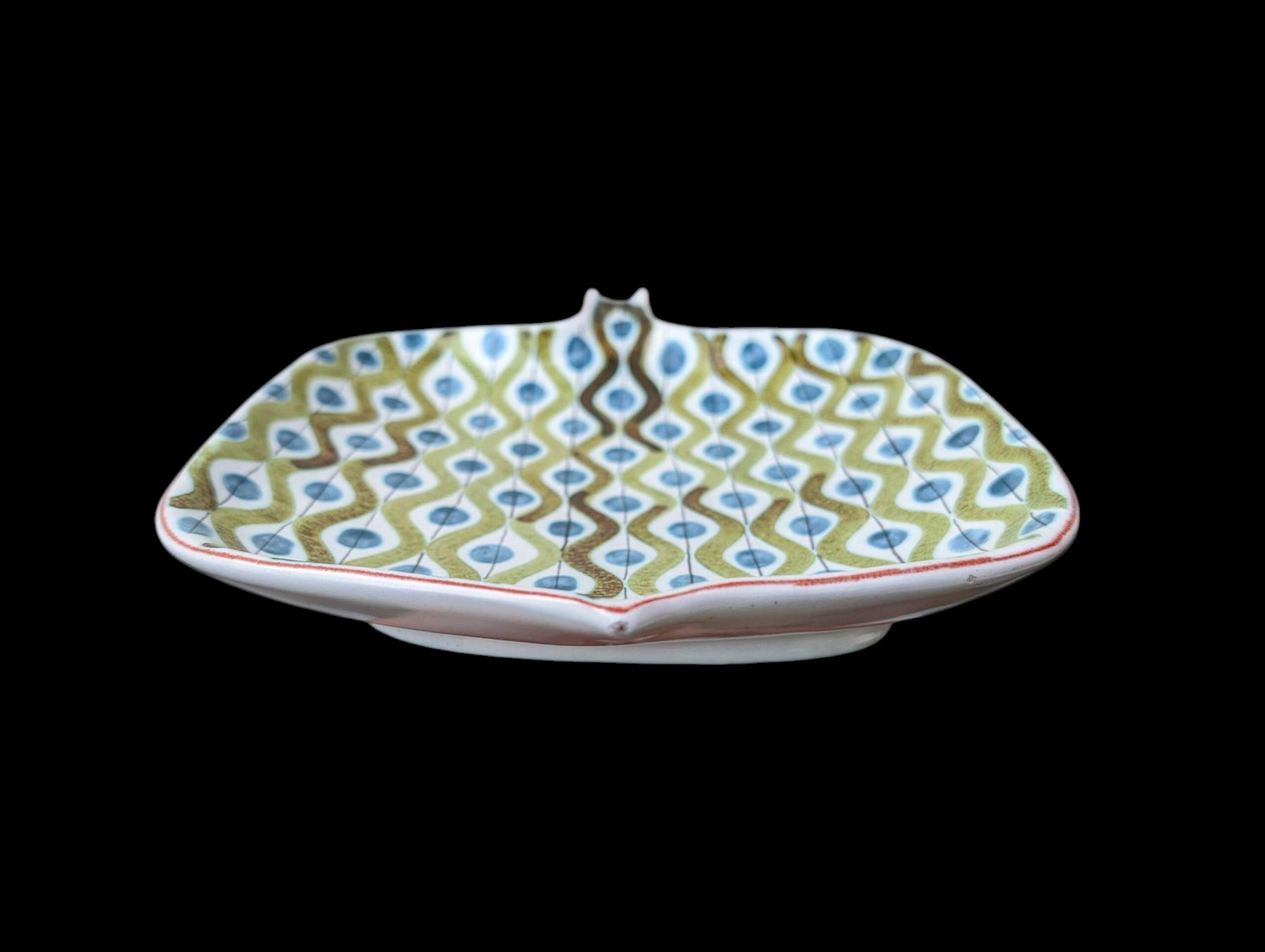 Stig Lindberg Gustavsberg Platter: 1960s Scandinavian Pottery