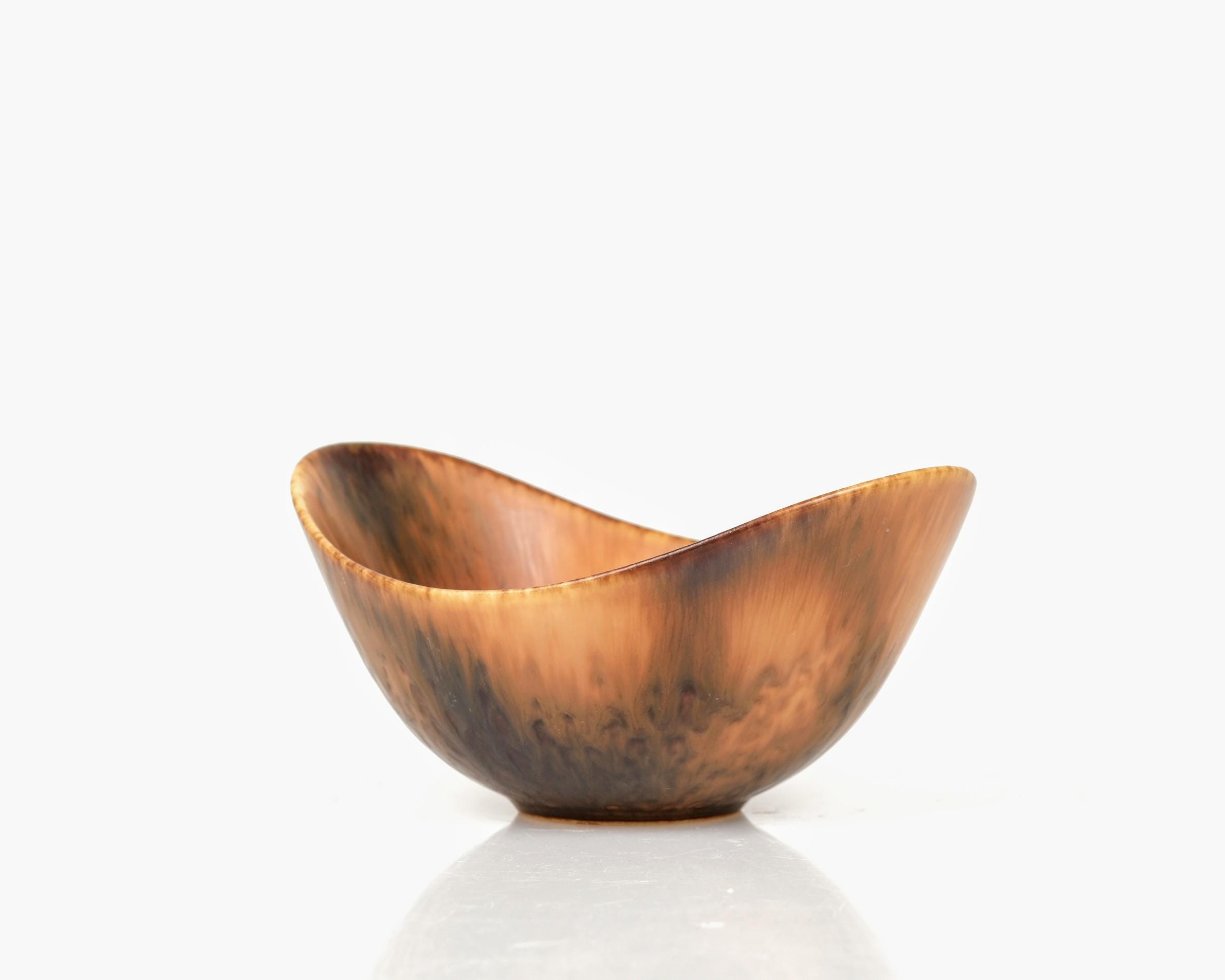 Gunnar Nylund ARO Stoneware Bowl: Rörstrand Swedish Mid-century