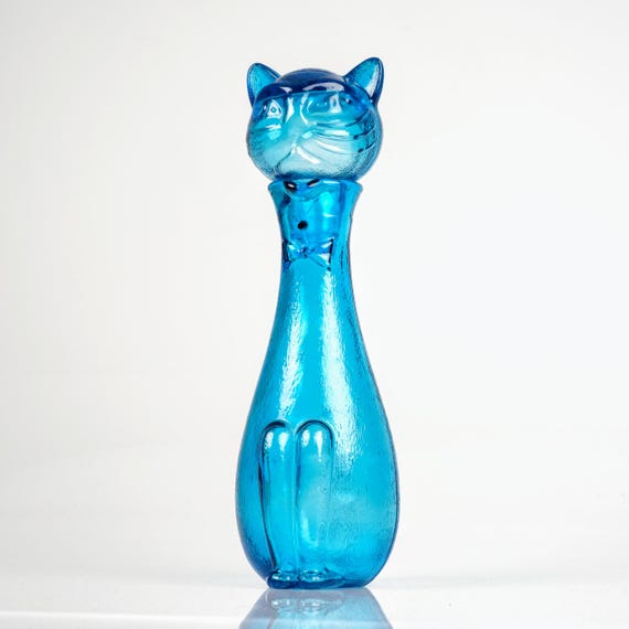 Glass Cat Decanter Italian Design EMPOLI: 1960s - Etsy