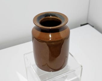Vintage Carl-Harry Stålhane Rörstrand Stoneware Vase: 1950s Scandinavian Design