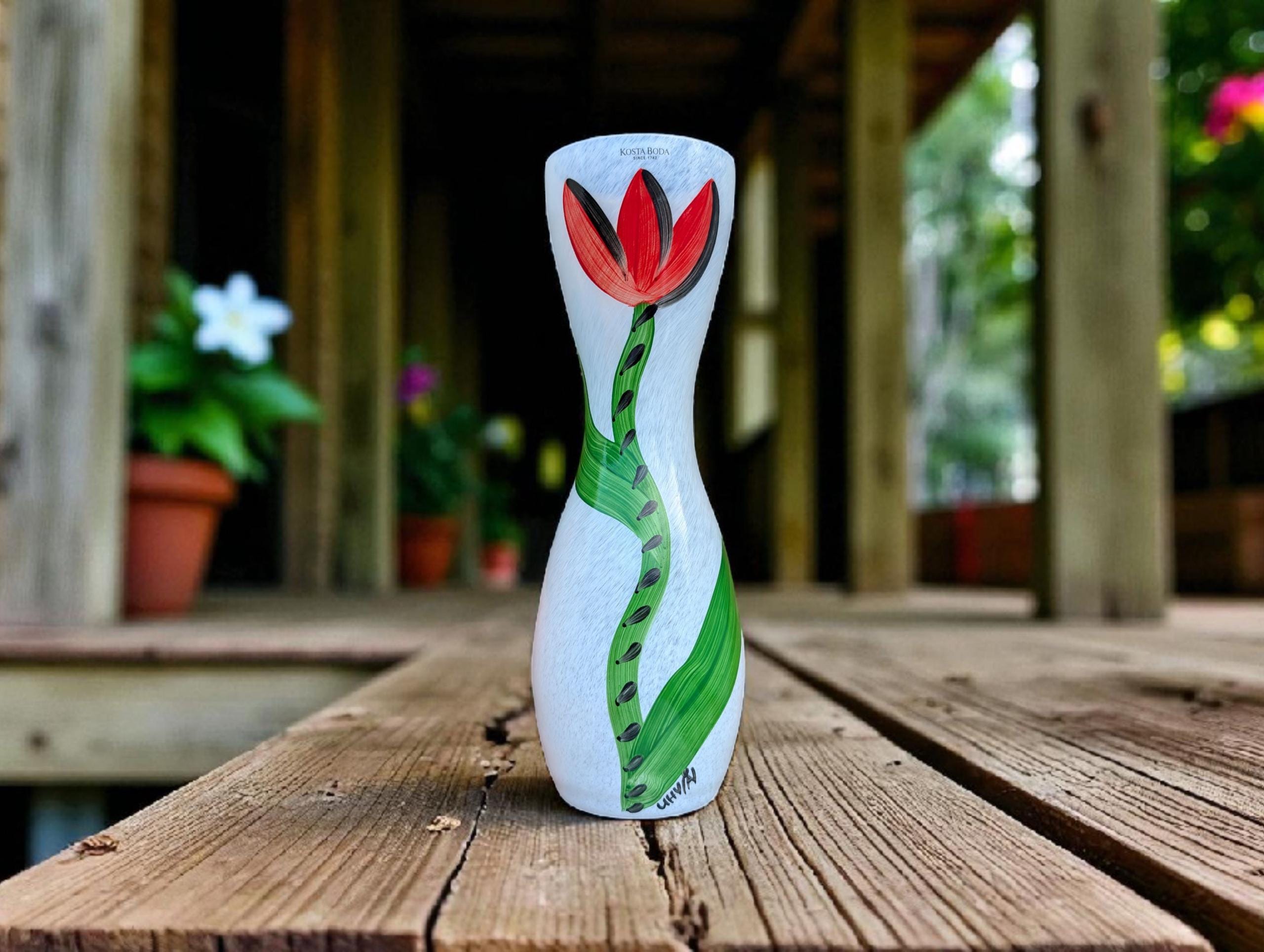 KOSTA BODA コスタボダ クリスタル フラワーベース インテリア 花瓶