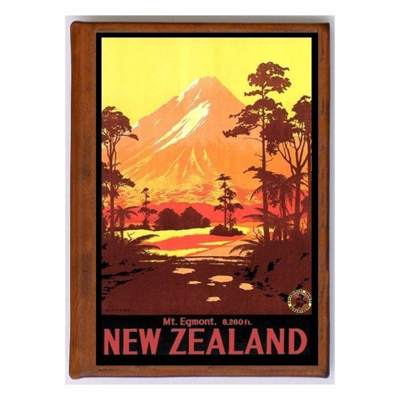 NEW ZEALAND 1 Handmade Leather Photo Album Travel Art Etsy