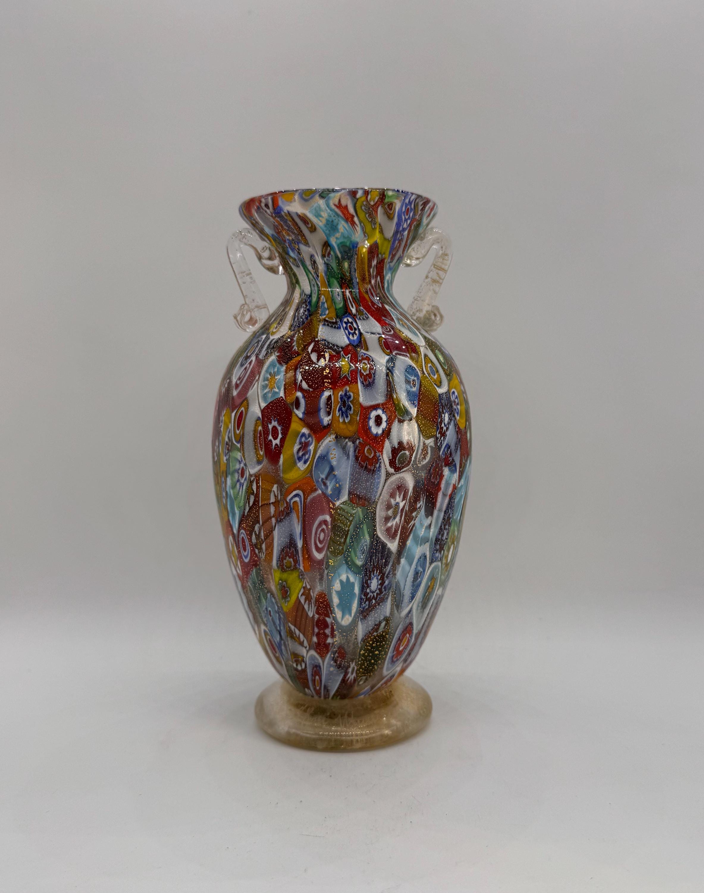ムラーノ ミルフィオリ murano millefiori 花瓶 ムラーノ ミルフィオリ murano millefiori 花瓶 【公式通販】