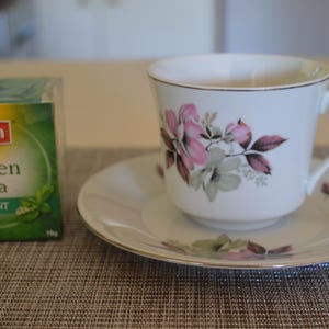 Vintage - Royal Tuscan Fine Bone China Tea Cup and Saucer - Pattern 6723C