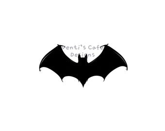 Pipistrello di Halloween PNG / Adesivo stampabile a forma di pipistrello / Download digitale alla moda per decorazioni spettrali di Halloween / Stampabili