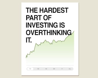 Investing Poster, Trading Wall Art, Day Trader Art, Investing Digital Download