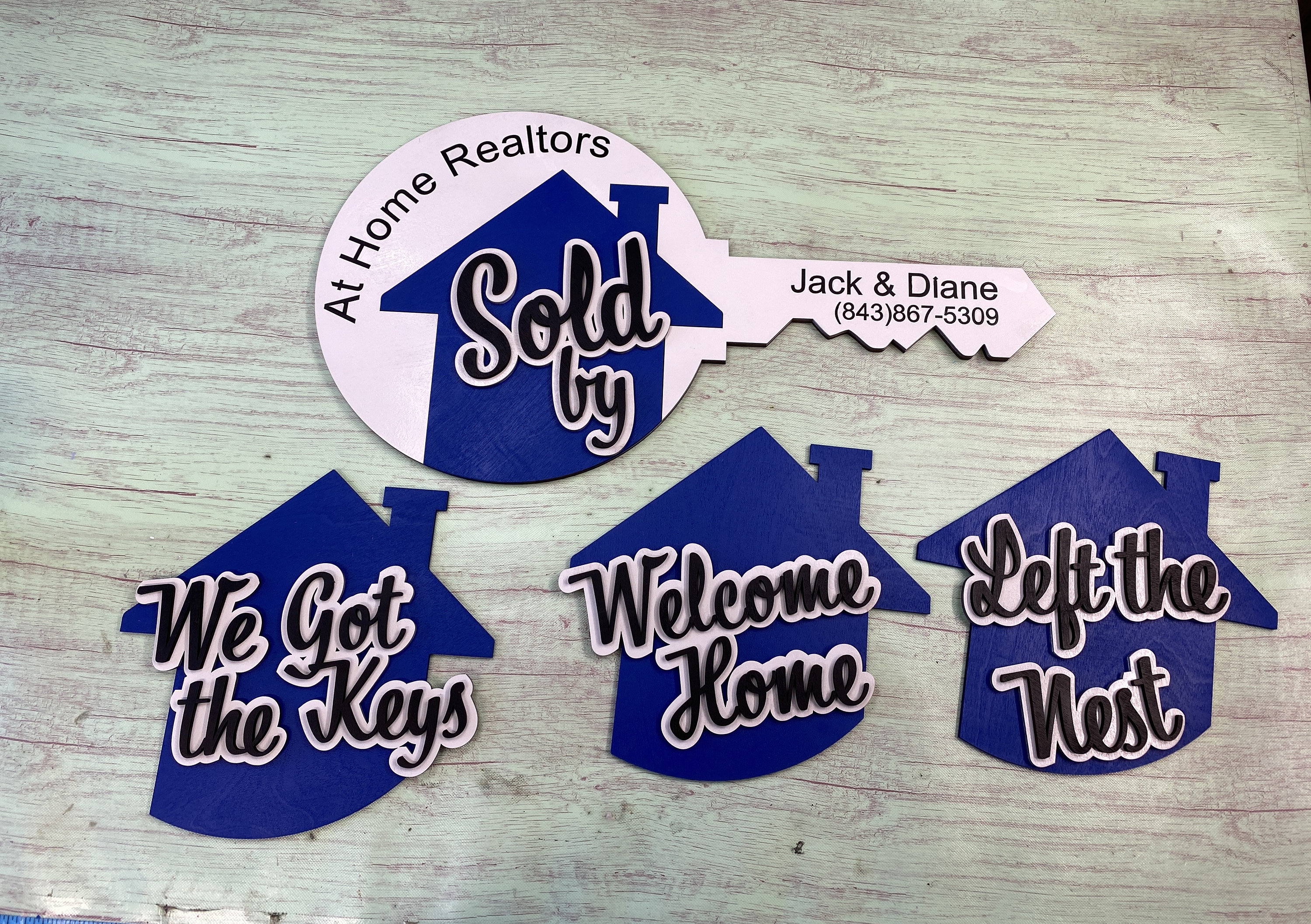 Welcome Home Key Sign Personalized Realtor Key Prop, Photo Props, Bienvenido A Casa Key ...