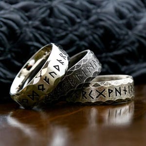 Handgemaakte Scandinavische Vikingring | Keltische runenring | Vintage Viking-sieraden | Noors cadeau |  Cadeau voor hem | Unieke Vikingring
