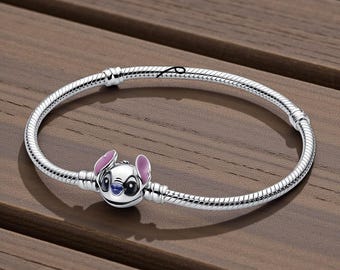 Stitch bracelet inspired by Stitch and Angel — cute Lilo and Stitch–themed jewelry, perfect as a sweet gift for her.
