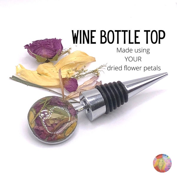 Flower Wine Stopper Etsy